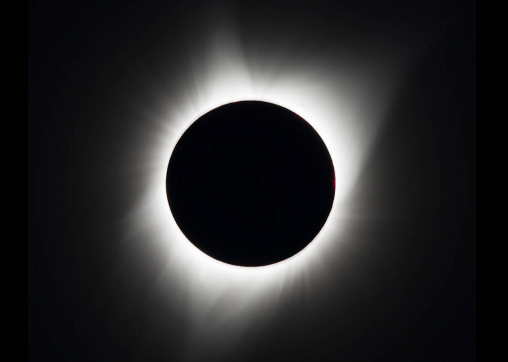 Total eclipse of the sun